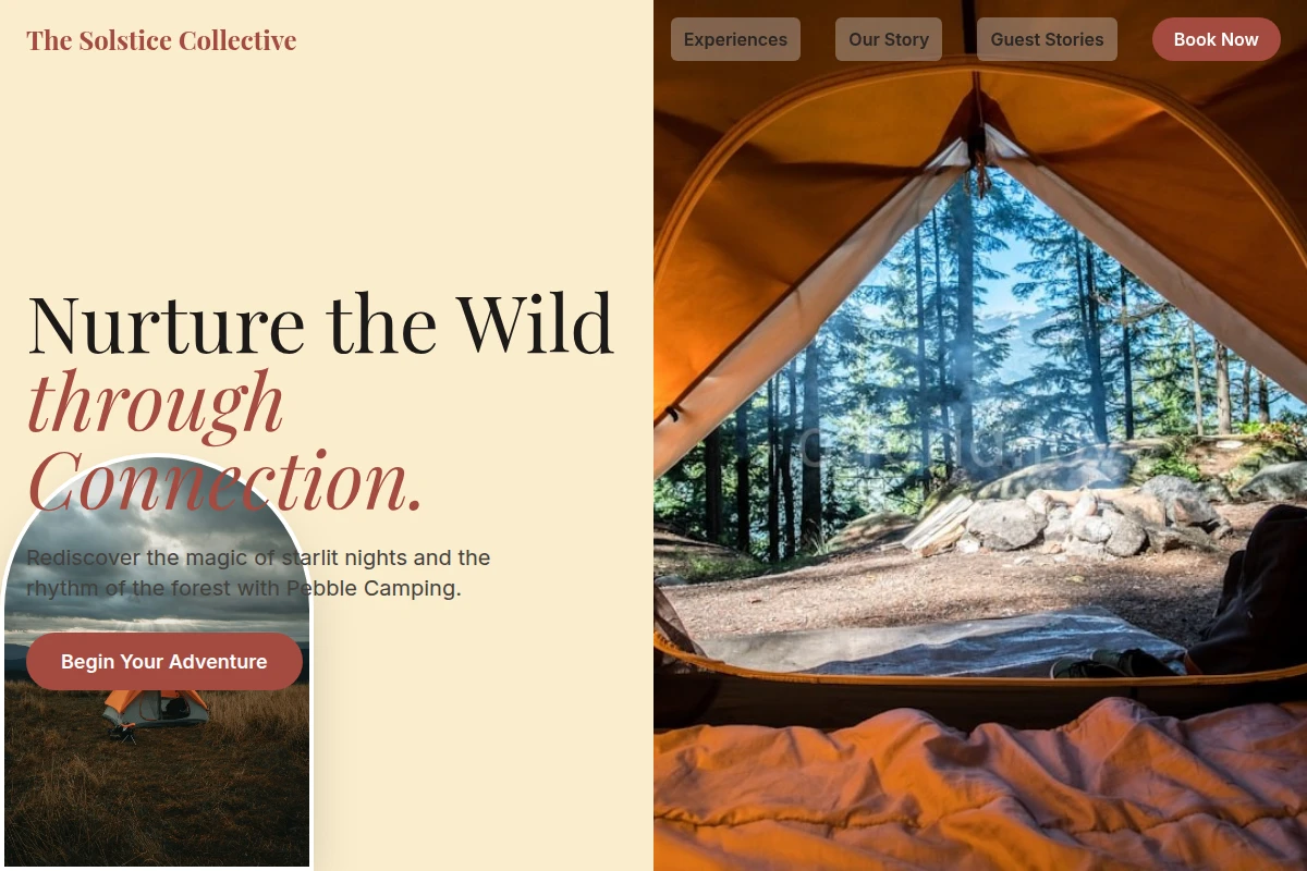 Pebble Camping