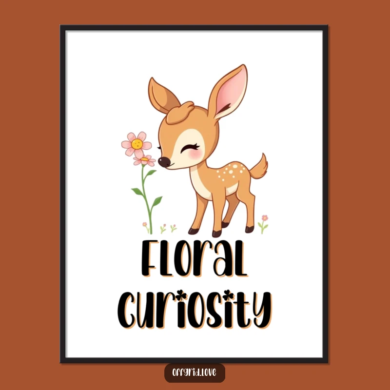 Serene Deer Digital Art: Instant Nature's Beauty, Perfect Funny Gift