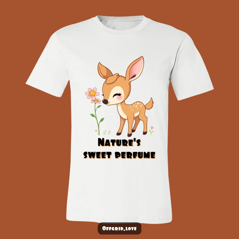Curious Deer T-Shirt: Embrace Nature's Gentle Charm, Wonderful Funny Gift
